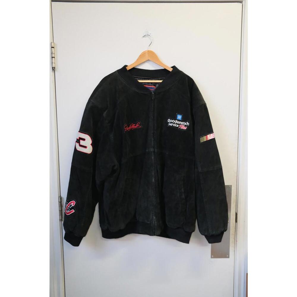 90s Jeff Hamilton Pro Sport Dale Earnhardt #3 Suede Jacket